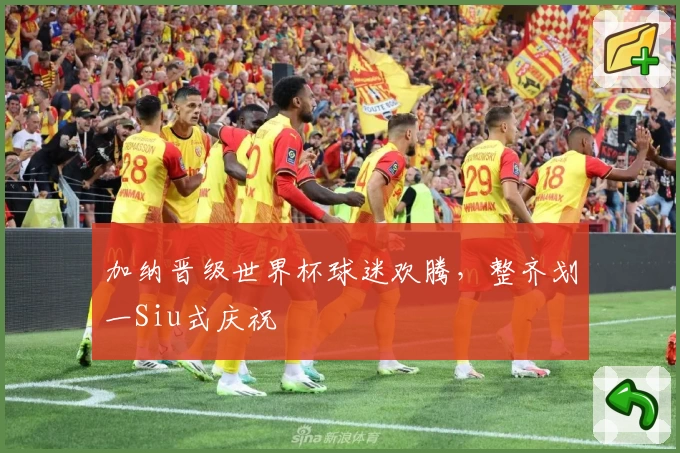 加纳晋级世界杯球迷欢腾，整齐划一Siu式庆祝